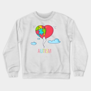 Motivation, Cool,  Support,  Autism Awareness Day, Mom of a Warrior autistic, Autism advocacy Crewneck Sweatshirt